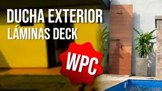 Piso deck para duchas exteriores, piscinas y jacuzzis
