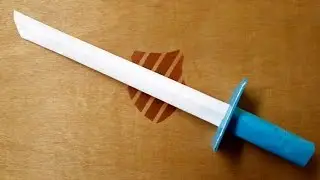 Оригами меч