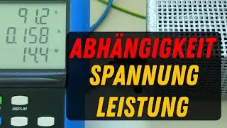 Zusammenhang zwischen Spannung und Leistung einfach erklärt - Elektrotechnik