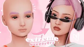 EXTREME random townie makeovers ♡ the sims 4: create a sim