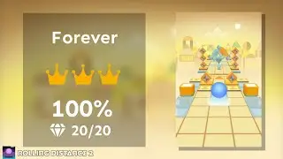「Rolling Distance 2」Forever v1.1 (★★★★★) | Rolling Sky Edit