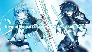Nightcore 8D Switching Vocals ↬ Bad Apple English.ver ↬ Collab ✘ Kiyomi Senpai