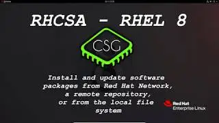 RHCSA RHEL 8 - Install and update software packages from Red Hat, a remote repo, or local filesystem