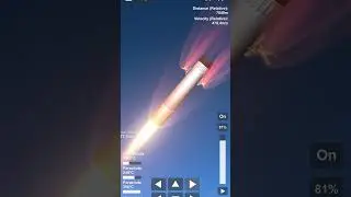 SFS Reusable Booster #sfs #spaceflightsimulator #shorts
