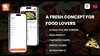 Food Recipe App UI Kit - Design Smart & Interactive Cooking Apps 🍲📱