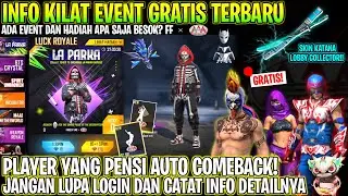 FREE FIRE! BOCORAN EVENT GRATIS,EVENT FF X AAA LUCHA LIBRE WORLDWIDE,BUNDLE GRATIS,SKIN KATNA, DLL