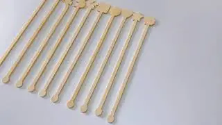 Natural Bamboo Coffee Stir Sticks