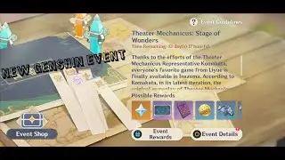 NEW GENSHIN IMPACT EVENT! ( Theater Mechanicus: Stage of Wonders ) co-op