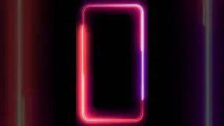 Glowing Edges | FULL SCREEN | Neon Vertical Template Glowing Border | Saber Effect | Trending Video
