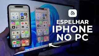 Como ESPELHAR A TELA do iPhone no PC ou NOTEBOOK! (SEM-FIO)