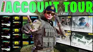 My $25,000 R6 Account tour... Rare Skins, Charms, Headgears, and Uniforms.
