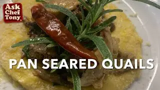 How to cook quails over polenta Italian style