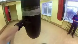 Круговая тренировка боксеров FPV
