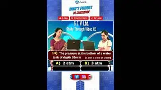 Fluid Pressure || IIT&JEE Questions NO 14 || VIII Class 