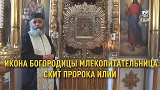 Подать записку или зажечь свечу перед иконой Богородицы Mлекопитательница
