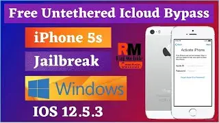 Windows | iPhone 5s IOS 12.5.3 Free Untethered Icloud Bypass