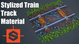 Substance Designer #24 - Stylized Train track