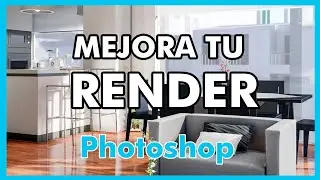 TUTORIAL PHOTOSHOP | CÓMO mejorar tus RENDER 👌 POSTPRODUCCIÓN y CAMERA RAW