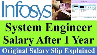 Infosys System Engineer Salary after 1 year | Salary Structure | Inhand salary 