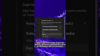 Teams tips: activar supresión de ruido