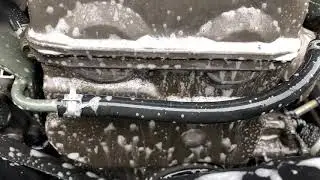 Мойка двигателя своими руками за пол часа.