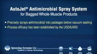 AutoJet® Antimicrobial Spray System for Bagged Whole Muscle Products   Spraying Systems