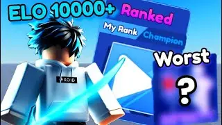 Playing RANKED With the WORST ABILITY in Blade Ball (Roblox)