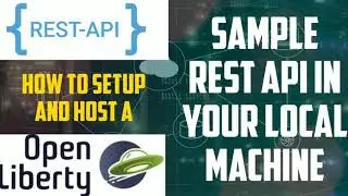How to Host a Restful API Web service in your local machine.  