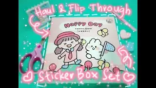 Stationery Gift Box Set Haul, Sticker - Happy Day, Telado #stationeryhaul #gift