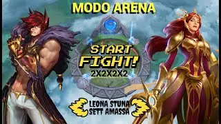 LEONA e SETT NO NOVO MODO 2X2X2X2 - QUASE PERDEMOS!
