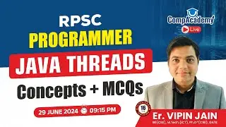 Java Threads | RPSC Programmer 2024 | RPSC Programmer Classes | Java Programming | Test Series