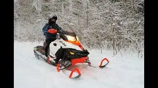 Открыли сезон 2017 на снегоходе BRP Renegade 800 X / Ski-Doo / Go pro 5 / 4k