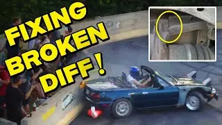 Drift Miata Hits Wall & Gets Fixed