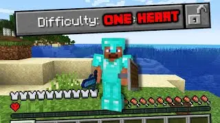 Can You Actually Beat Hardcore Minecraft With Only One Heart?