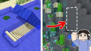 SECRET UNDERWATER BASE in Minecraft PE