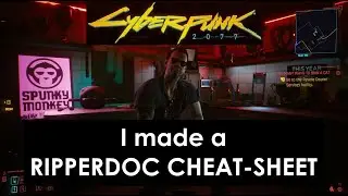 I made a Ripperdoc Legendary Cyberware Cheat sheet!