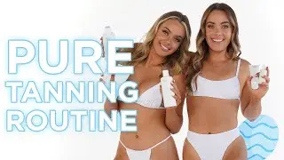 Mescia Twins Bondi Sands Pure Face & Body Tanning Routine