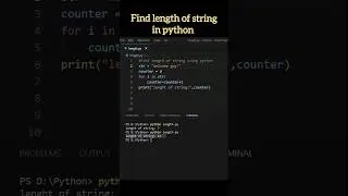 python program to find length of the string 