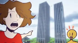 WE BUILT ___ ON OUR MINECRAFT SERVER!