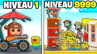 LA MEILLEURE ÉVOLUTION DE TOUR VS ZOMBIES NIVEAU 9999999 !!