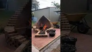 Очаг из кирпича как сделать 🧱🔥