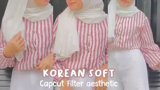 (first time editing my photo) Capcut filter aesthetic // KOREAN SOFT PRESET