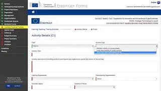 Erasmus+ Application Form Part 3 - Multiplier events, Learning Teaching Training activities