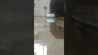 В Балашихе в микрорайоне Кучино затопило туннель