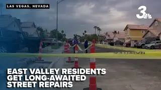 From frustration to action East Las Vegas residents celebrate long awaited road repairs