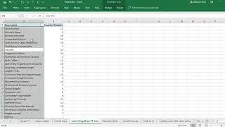 EXCEL: Pivot table -How to Insert, Delete, Drag and Drop Columns or fields in pivot table in excel