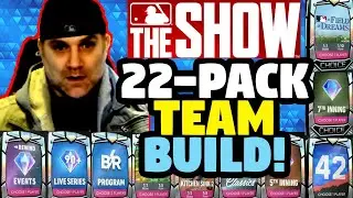 MLB the Show 22 Pack Team Build Pack Opening Ranked Season Game