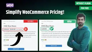 Hide Variable Price Range in Woocommerce [ Without Plugin - Free Code ]