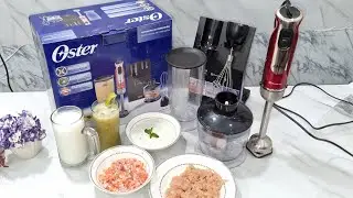 OSTER Hand Blender Set Unboxing and Complete Working Video & full  review in Urdu Hindi