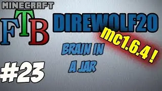 FTB Direwolf20 S02E23 - Brain In a Jar